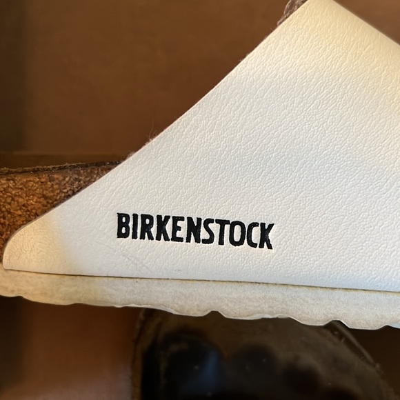 Birkenstock White Arizona Slide Shoe- Size 38 - Picture 7 of 13